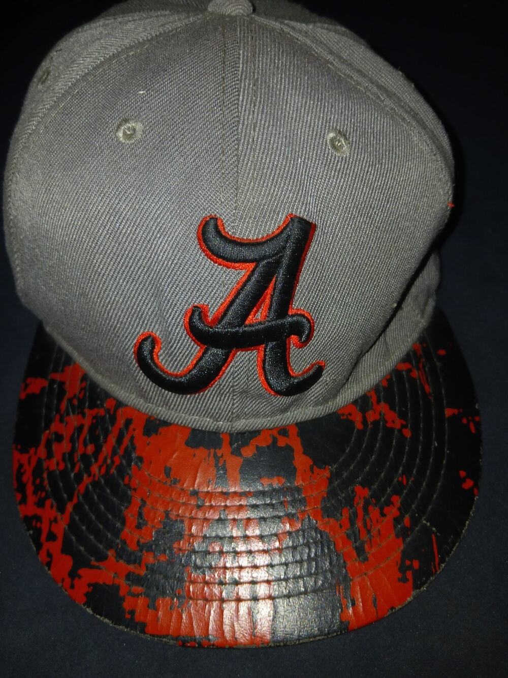 Atlanta Braves Hat Mens Fifty 7 Strapback Baseball Gray